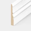 White - 2.4m Painted Decorative Skirting Board (122317)