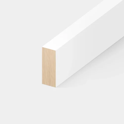White - 2.4m Painted Base Board (122302) -Oak Door Store 1720515980 07642100