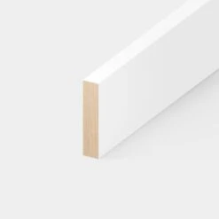 White - 2.4m Painted Base Board (122302) -Oak Door Store 1720515983 52574700