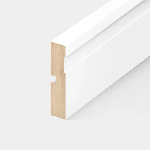 White - 2.4m Painted Shaker Skirting Board (122324)