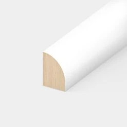 White - 2.4m Painted Quadrant Moulding (122321)