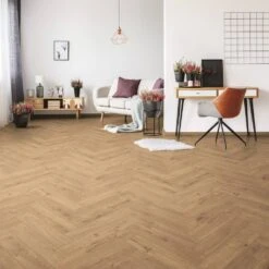 Sundance Oak - Herringbone 8mm Laminate Flooring (122506)