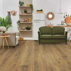 Sand Sola Oak - Eurohome Vario+ 12mm Laminate Flooring (122461)