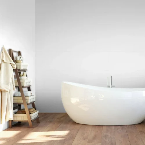 Liberty White - Lustre Stone 800 X 400mm Waterproof Wall Panelling (122537) 9 Liberty White - Lustre Stone 800 X 400mm Waterproof Wall Panelling (122537) -Oak Door Store 1720692789 20043400