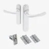 Palace Lever On Backplate Door Handle Set - Polished Chrome (122268)