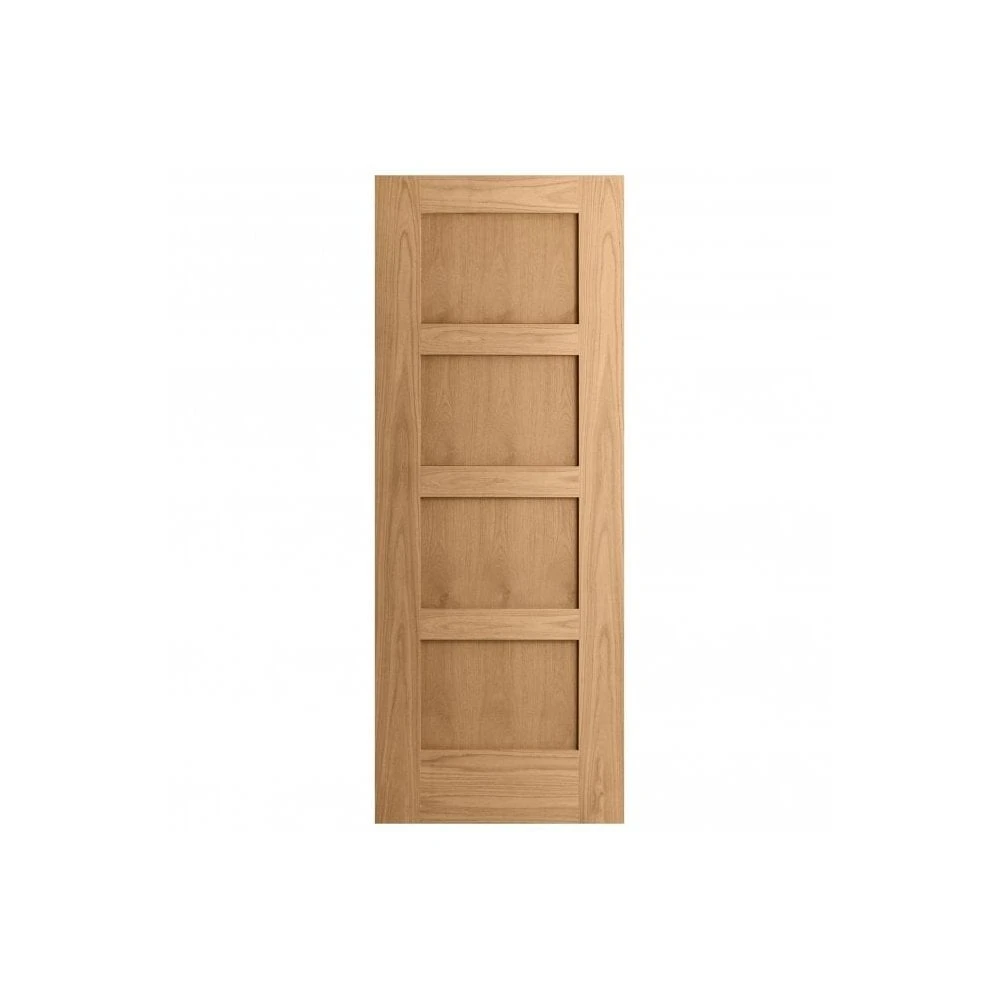 Oak Internal Fully Finished Shaker Made-to-Measure FD30 Fire Door (122646) 3 Oak Internal Fully Finished Shaker Made-to-Measure FD30 Fire Door (122646) - Image 3