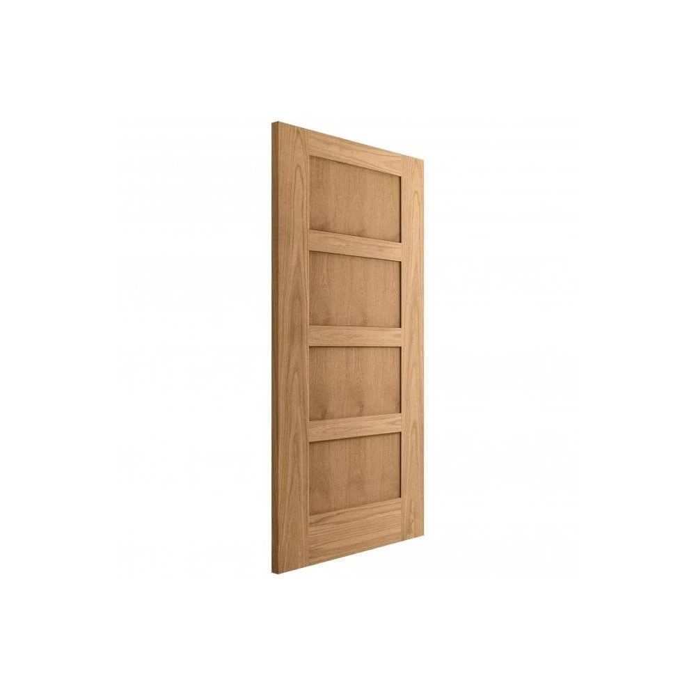 Oak Internal Fully Finished Shaker Made-to-Measure FD30 Fire Door (122646) 4 Oak Internal Fully Finished Shaker Made-to-Measure FD30 Fire Door (122646) - Image 4