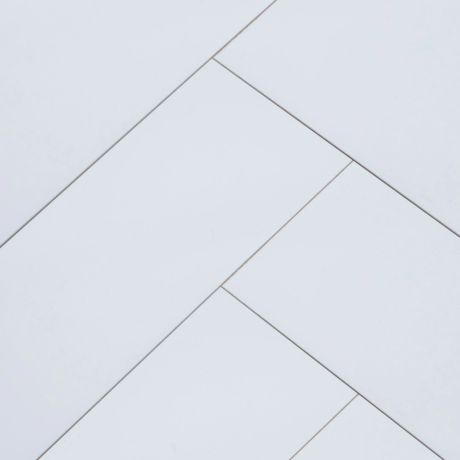 White - Lustre Herrringbone 6mm High Gloss Luxury Vinyl Flooring (122977) 3 White - Lustre Herrringbone 6mm High Gloss Luxury Vinyl Flooring (122977) - Image 3