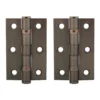 75mm (3") Ball Bearing Hinge Pair - Gun Metal Grey (113896)