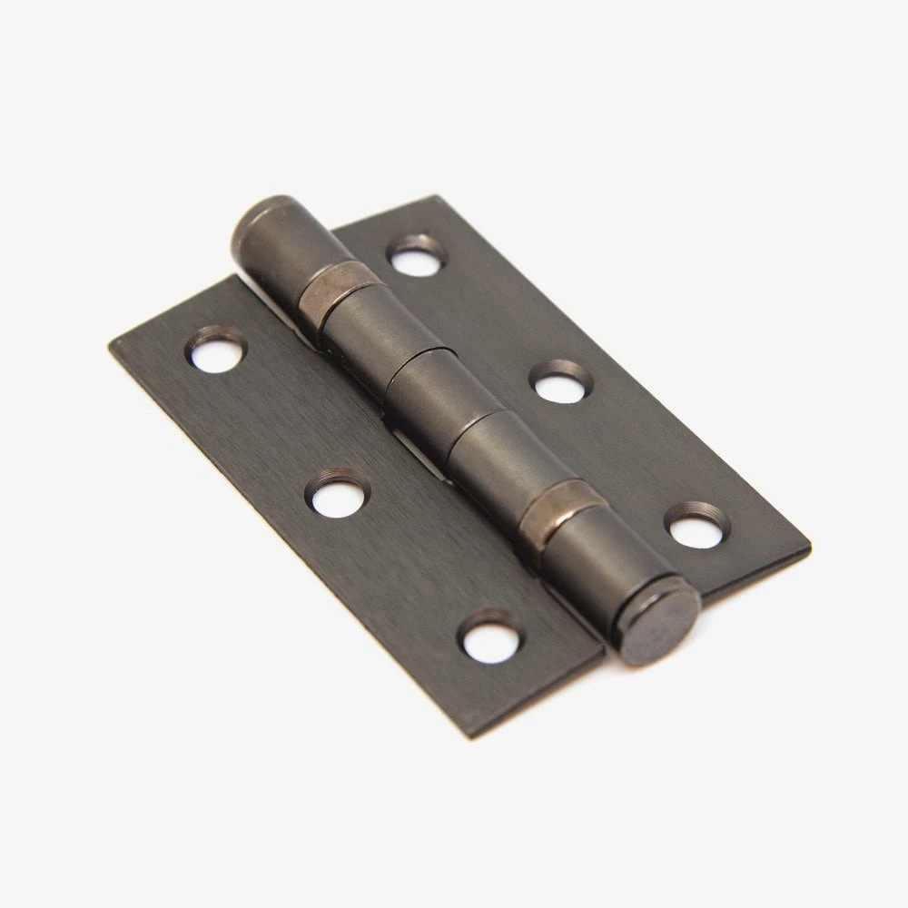 75mm (3") Ball Bearing Hinge Pair - Gun Metal Grey (113896) 2 75mm (3") Ball Bearing Hinge Pair - Gun Metal Grey (113896) - Image 2