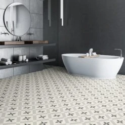 Art Tile - Retro Water-resistant 8mm Laminate Flooring (122533) -Oak Door Store 1725362399 82408700