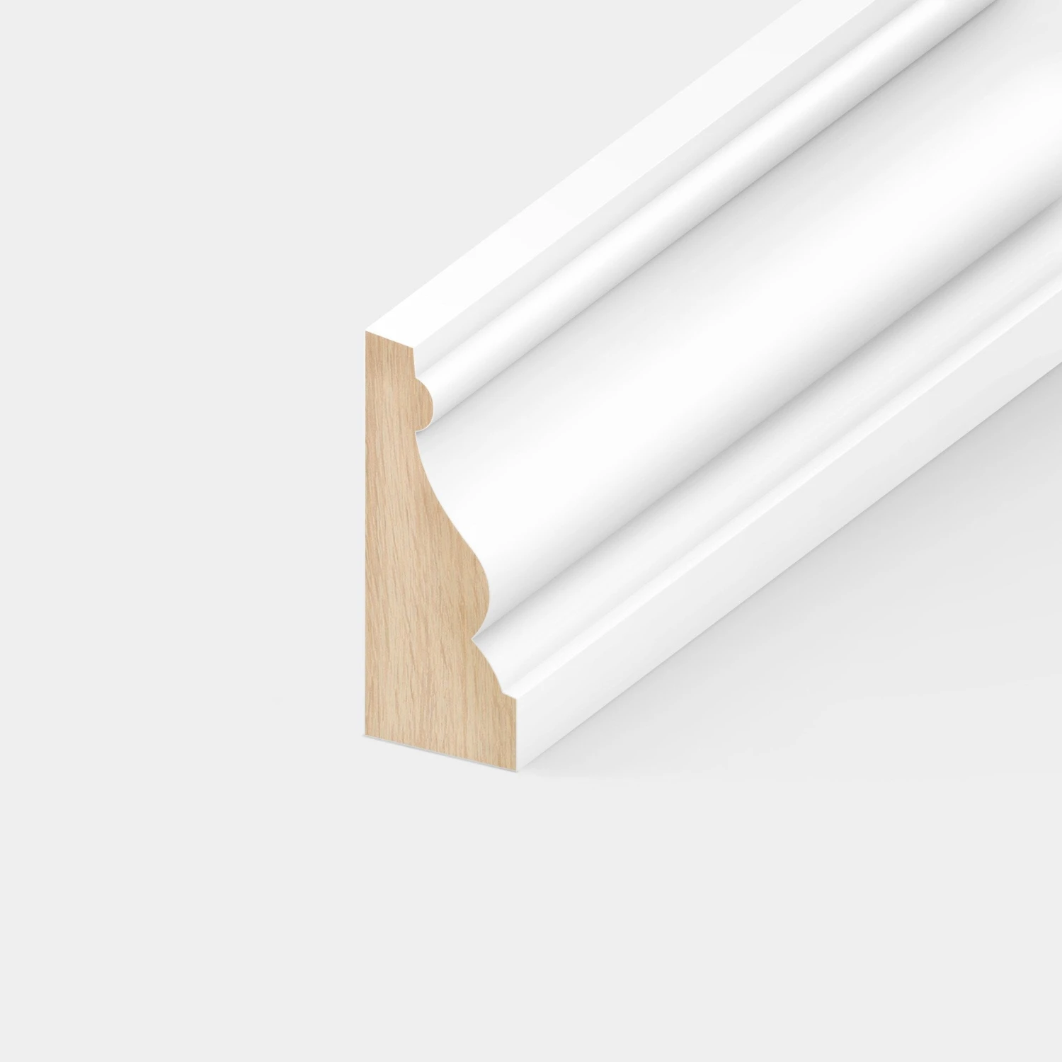 White - 2.4m Painted Decorative Panel Moulding (122315) 1 White - 2.4m Painted Decorative Panel Moulding (122315)