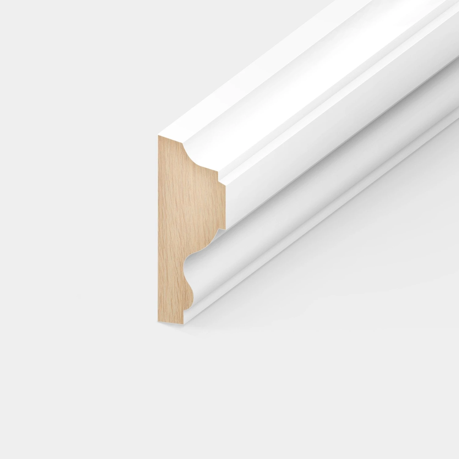 White - 2.4m Painted Decorative Panel Moulding (122315) 2 White - 2.4m Painted Decorative Panel Moulding (122315) - Image 2