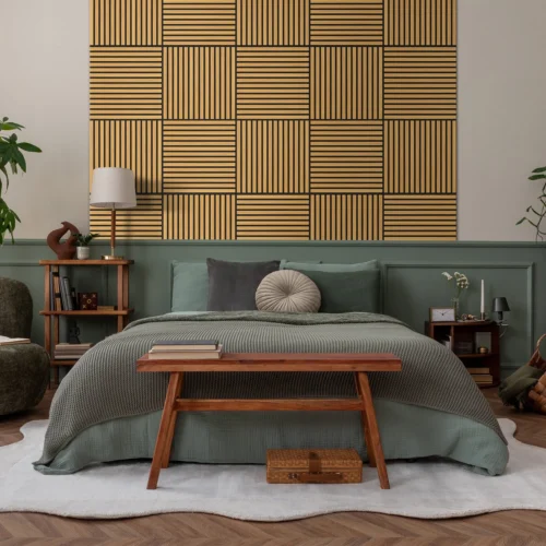 Liberty Golden Oak - Elevation Acoustic Wall Panelling (121616) -Oak Door Store 1727101994 32125100