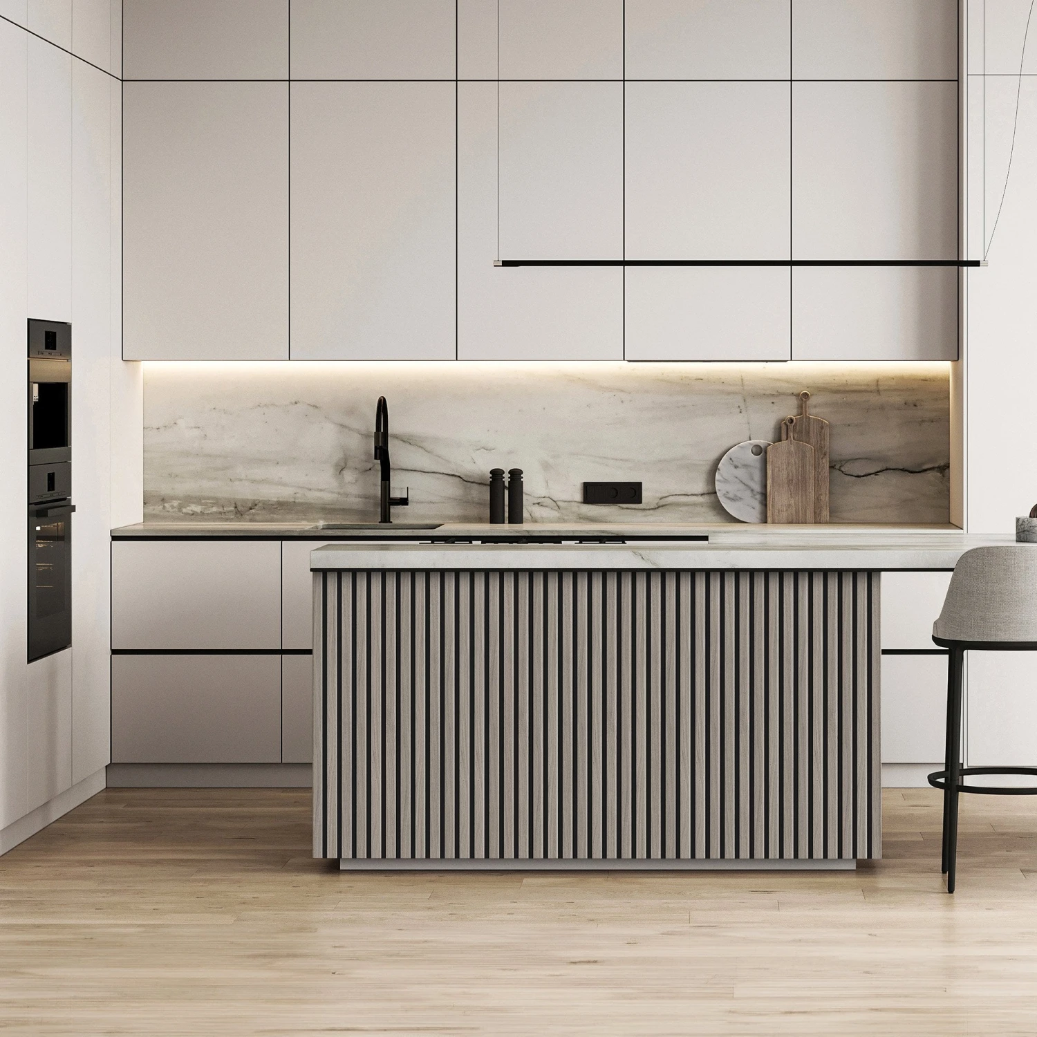 Liberty Light Grey - Elevation Acoustic 20mm Fully Finished Wall Panelling (120982) 9 Liberty Light Grey - Elevation Acoustic 20mm Fully Finished Wall Panelling (120982) - Image 9