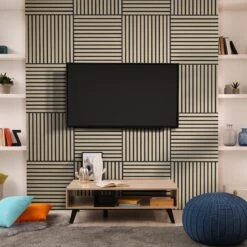 Liberty Ivory White - Elevation Acoustic Wall Panelling (121618) -Oak Door Store 1727168514 76317900