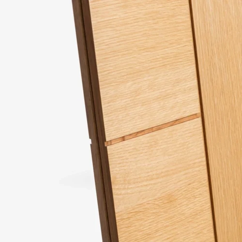 Oak Internal Fully Finished Pedrena 1 Light Clear Glass FD30 Fire Door (121945) -Oak Door Store 1727355209 16649200