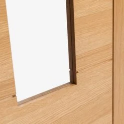 Oak Internal Fully Finished Pedrena 1 Light Clear Glass FD30 Fire Door (121945) 11 Oak Internal Fully Finished Pedrena 1 Light Clear Glass FD30 Fire Door (121945) -Oak Door Store 1727355210 38255200