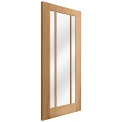 Oak Internal Fully Finished Toledo 3 Light Clear Glass FD30 Fire Door (121949) 7 Oak Internal Fully Finished Toledo 3 Light Clear Glass FD30 Fire Door (121949) -Oak Door Store 1727356533 58026000