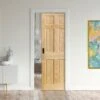Clear Pine Unfinished Internal 6 Panel Framed 100mm Pocket Door Set (123184)