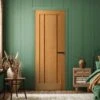 Oak Internal Fully Finished Toledo Made-to-Measure FD30 Fire Door (122651)