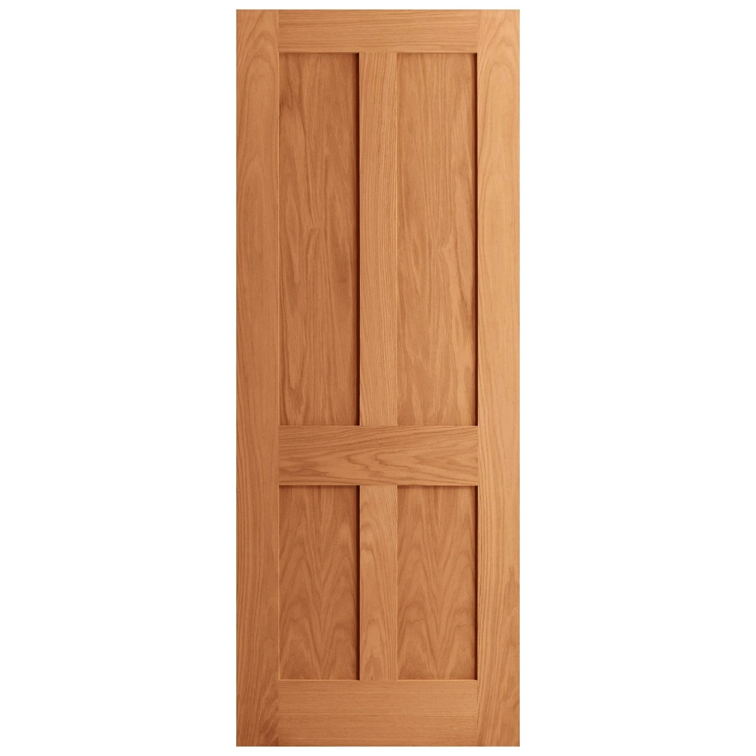 Oak Internal Fully Finished Victorian Shaker Flat Made-to-Measure FD30 Fire Door (122613) 2 Oak Internal Fully Finished Victorian Shaker Flat Made-to-Measure FD30 Fire Door (122613) - Image 2
