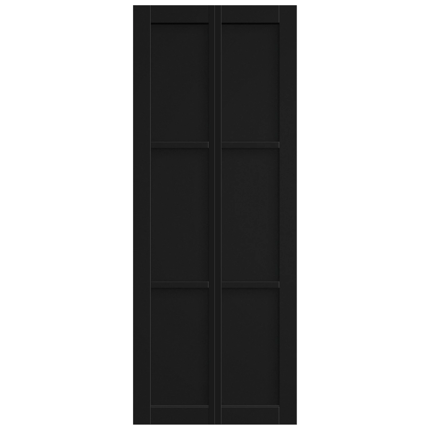Black Internal Fully Finished Industrial 3 Panel Bi-fold Door (121174) 3 Black Internal Fully Finished Industrial 3 Panel Bi-fold Door (121174) - Image 3