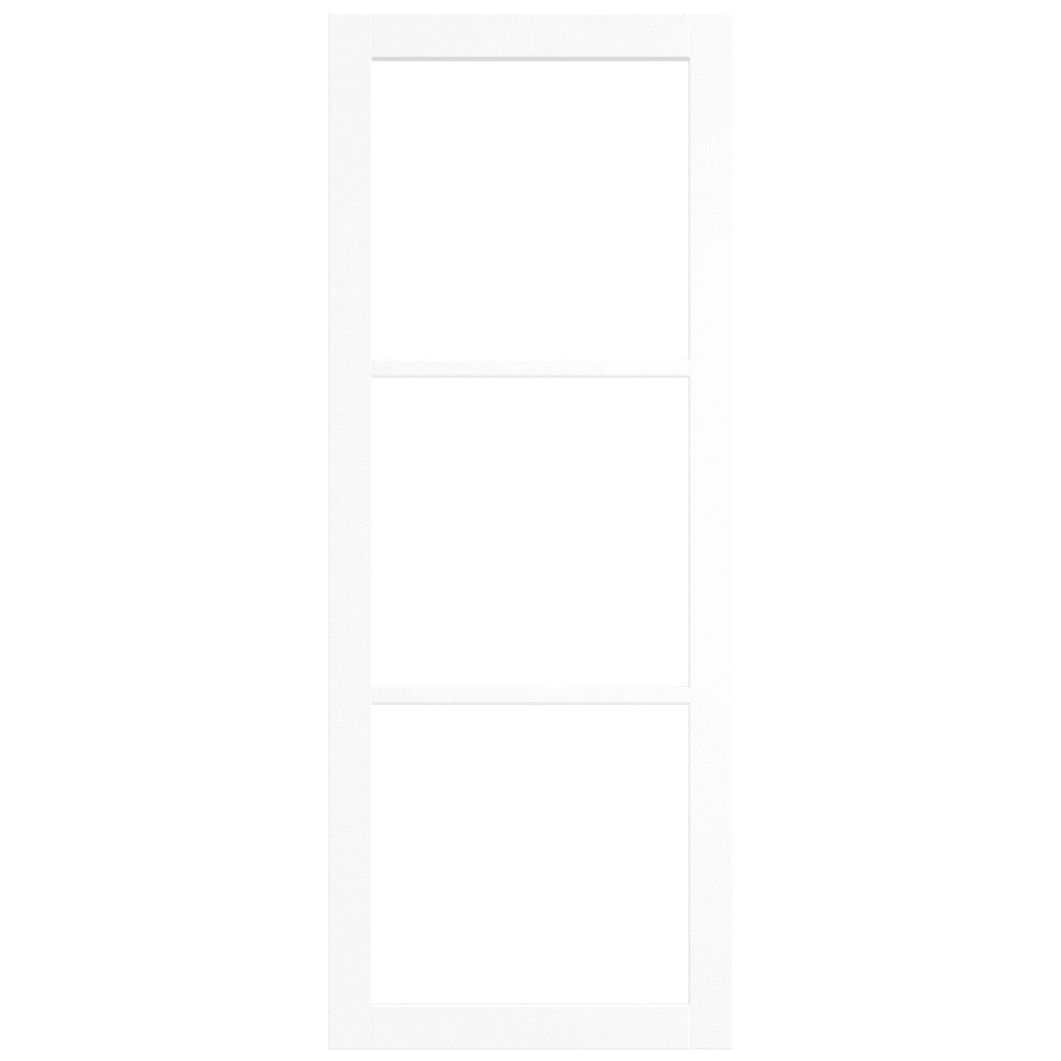 Internal Primed Studio Industrial 3 Light Clear Glass Door (121193) 3 Internal Primed Studio Industrial 3 Light Clear Glass Door (121193) - Image 3