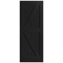 Black Internal Fully Finished Oak Barn Door (121610) 5 Black Internal Fully Finished Oak Barn Door (121610) -Oak Door Store 1730216894 92863600