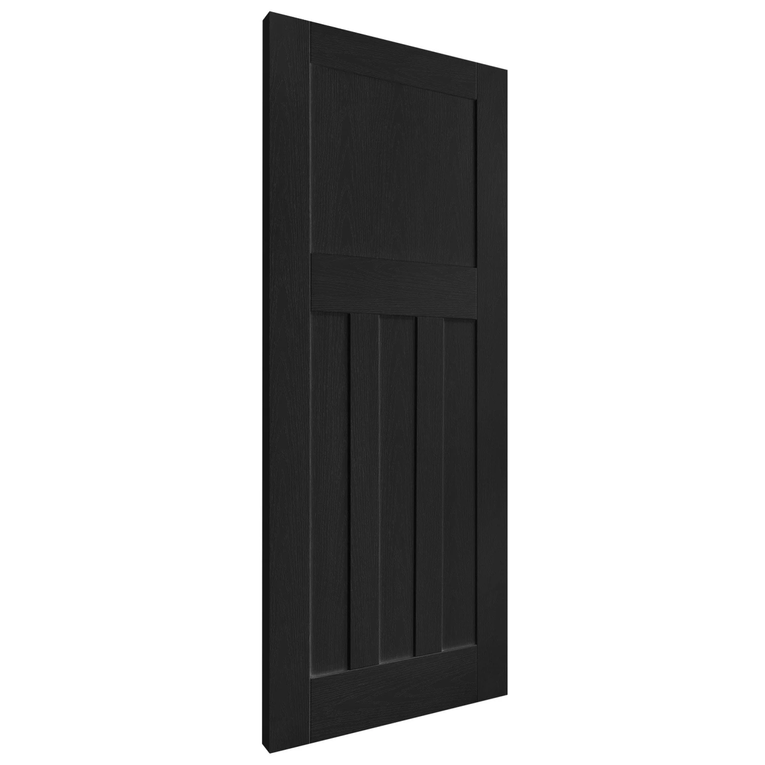 Black Internal Fully Finished Oak FD30 Fire Door DX Door (121612) 2 Black Internal Fully Finished Oak FD30 Fire Door DX Door (121612) - Image 2