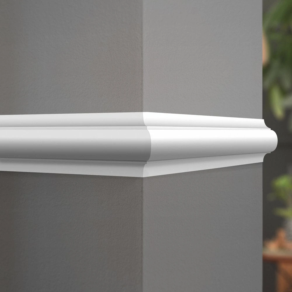 White - 2.4m Painted Dado Rail Decorative Moulding (123835) 2 White - 2.4m Painted Dado Rail Decorative Moulding (123835) - Image 2