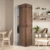 Oak Internal Unfinished Rustic Grange Solid Made-to-Measure Bi-Fold Door (124113)