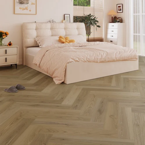 Thorold Oak - Prime Herringbone 5mm Purecoat Rigid Core Vinyl Flooring (123018)