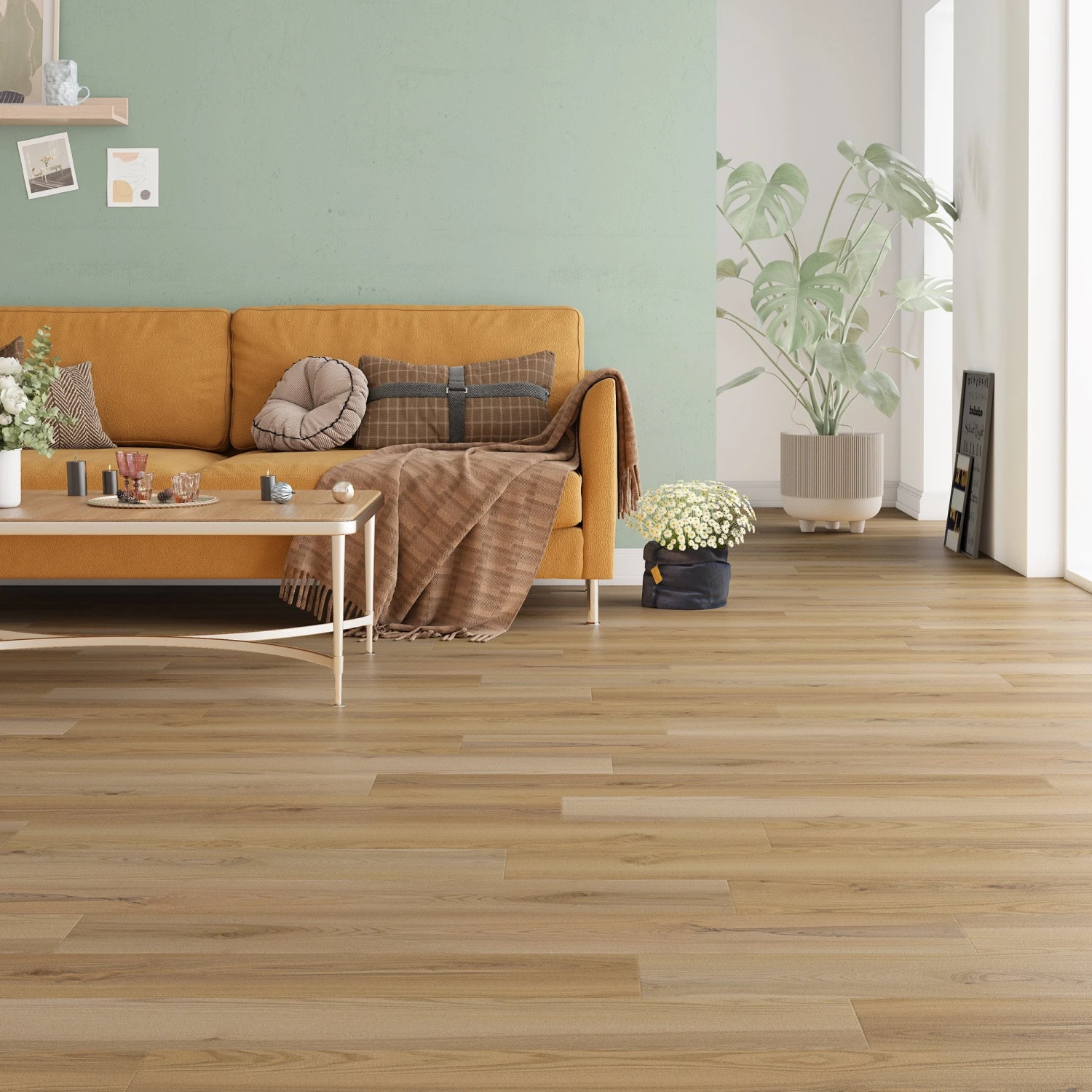 Welland Oak - Prime SPC 5mm Embossed Purecoat Rigid Core Vinyl Flooring (123011) 1 Welland Oak - Prime SPC 5mm Embossed Purecoat Rigid Core Vinyl Flooring (123011)