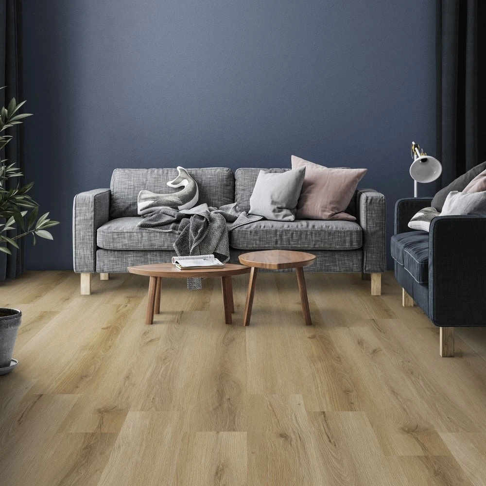Langford Oak - Foundation SPC 5mm Embossed UV Coated Rigid Core Vinyl Flooring (122996) 1 Langford Oak - Foundation SPC 5mm Embossed UV Coated Rigid Core Vinyl Flooring (122996)