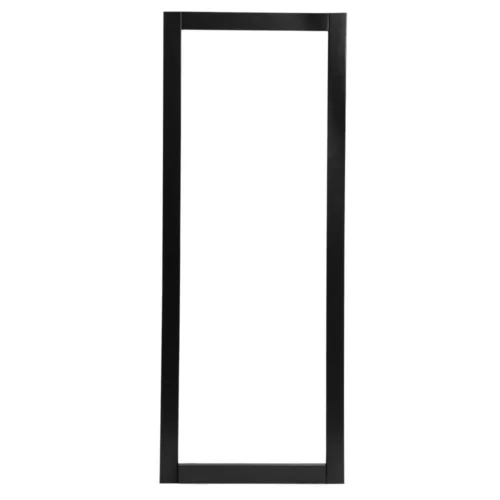 Jet Black Internal Fully Finished 1 Light Clear Glass Industrial Studio Door (124151) -Oak Door Store 1735566695 60569800