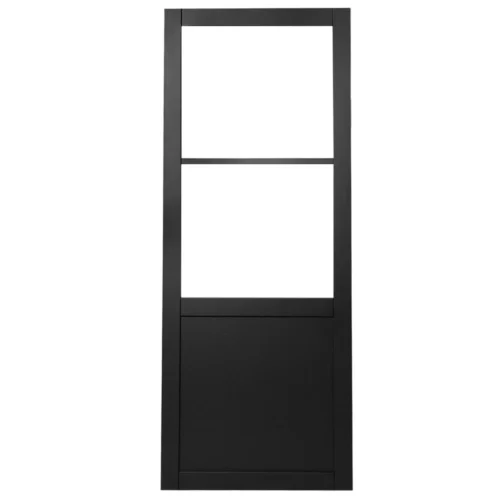 Jet Internal Black Fully Finished 1 Panel 2 Light Clear Glass Industrial Studio Door (124152) 9 Jet Internal Black Fully Finished 1 Panel 2 Light Clear Glass Industrial Studio Door (124152) -Oak Door Store 1735566777 53430500