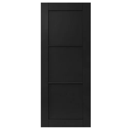 Jet Black Internal Fully Finished 3 Panel Industrial Studio FD30 Fire Door (124158) 6 Jet Black Internal Fully Finished 3 Panel Industrial Studio FD30 Fire Door (124158) -Oak Door Store 1735568394 70395600