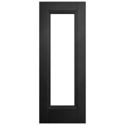 Jet Black Internal Fully Finished 1 Light Clear Glass Elegance Lancaster Door (124169) 6 Jet Black Internal Fully Finished 1 Light Clear Glass Elegance Lancaster Door (124169) -Oak Door Store 1735569748 42048900