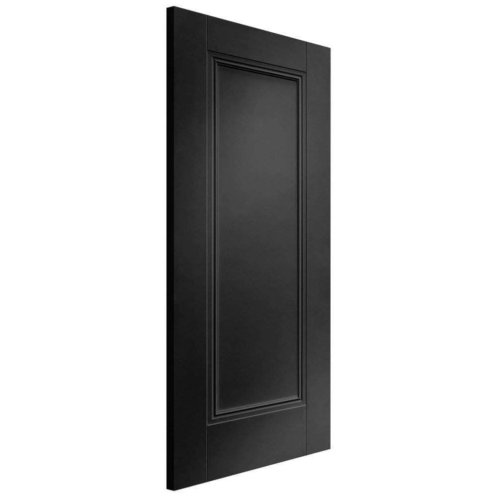 Jet Black Internal Fully Finished 1 Panel Elegance Lancaster FD30 Fire Door (124171) 2 Jet Black Internal Fully Finished 1 Panel Elegance Lancaster FD30 Fire Door (124171) - Image 2