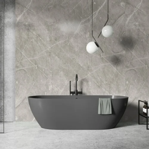 Liberty Altlantic Marble Grey - 2650 X 1230mm Waterproof Wall Panelling (124181)