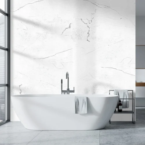 Liberty Carrara Marble - 2650 X 1230mm Waterproof Wall Panelling (124184)