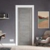 Light Grey Fully Finished Internal Endure Laminate Ladder FD30 Fire Door (121998)