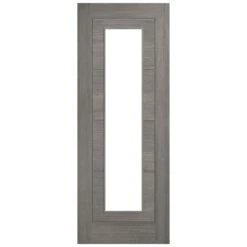 Light Grey Fully Finished Internal Endure Laminate Ladder Clear Glass Door (121999) 5 Light Grey Fully Finished Internal Endure Laminate Ladder Clear Glass Door (121999) -Oak Door Store 1735825544 13126300