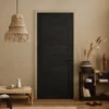 Black Fully Internal Finished Endure Laminate Ladder FD30 Fire Door (122001)