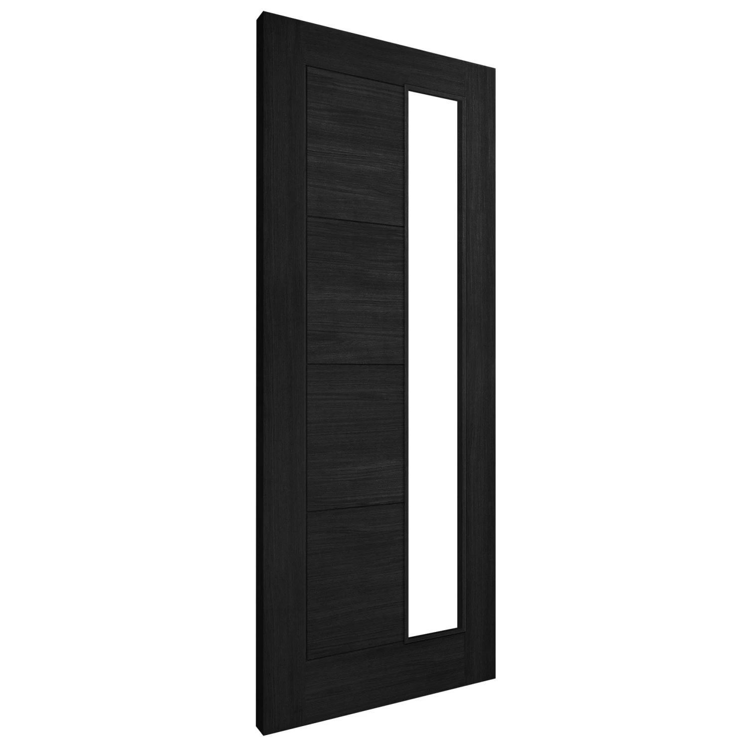 Black Fully Internal Finished Endure Laminate Ladder Clear Glass Door (122002) 2 Black Fully Internal Finished Endure Laminate Ladder Clear Glass Door (122002) - Image 2