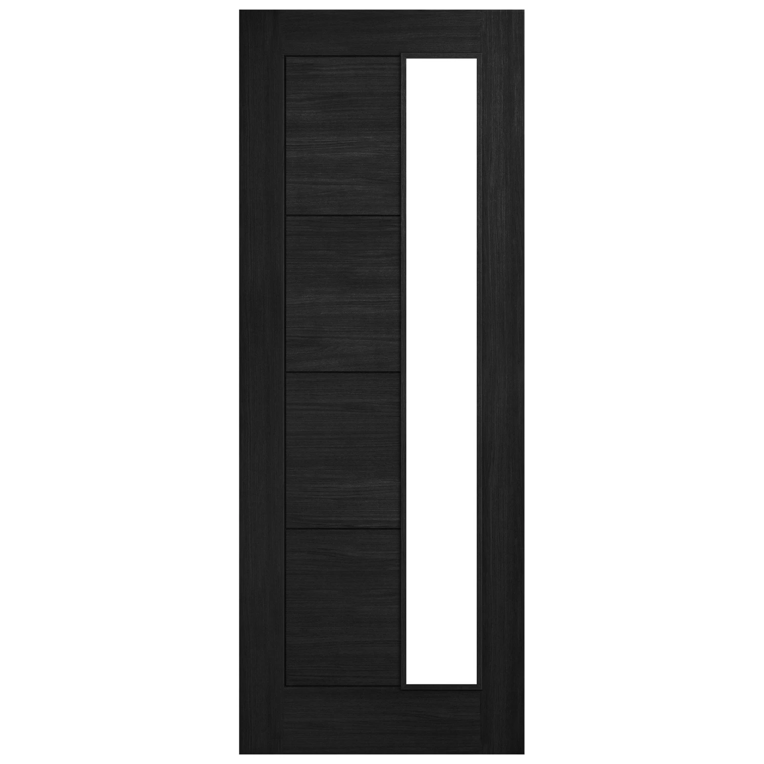 Black Fully Internal Finished Endure Laminate Ladder Clear Glass Door (122002) 3 Black Fully Internal Finished Endure Laminate Ladder Clear Glass Door (122002) - Image 3