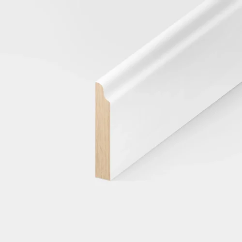 White - 2.4m Painted Decorative Large Base Moulding (120107)