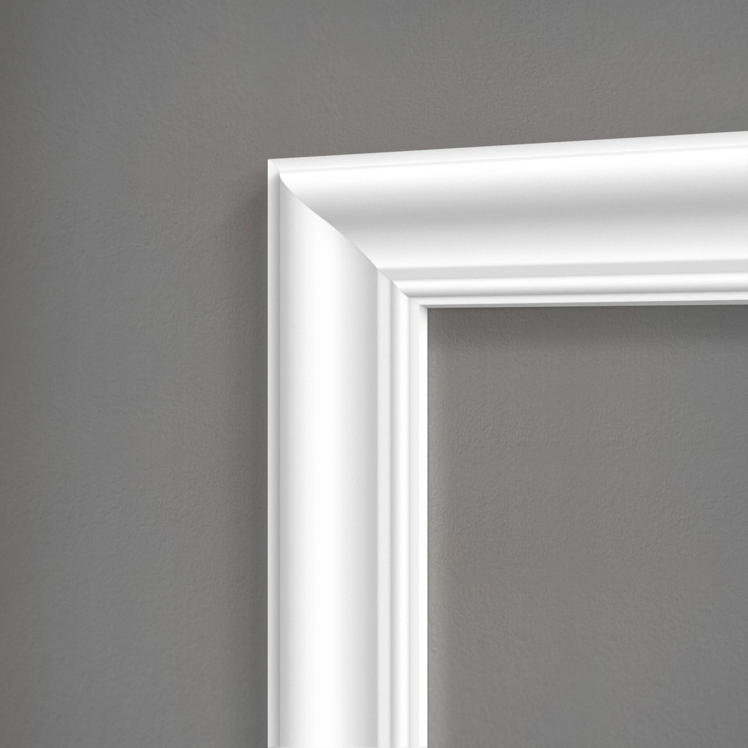 White - 2.4m Painted Chair Moulding (120098) 2 White - 2.4m Painted Chair Moulding (120098) - Image 2