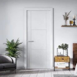 White Internal Primed Trent FD30 Fire Door (51782)